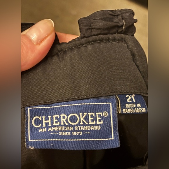 Cherokee Black Snow Bib Overalls - Picture 2 of 2